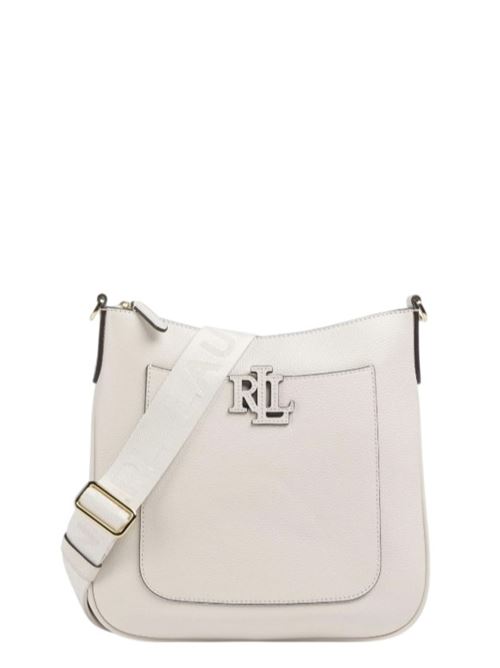 Cameryn large hammered leather bag LAUREN RALPH LAUREN | CAMERYN 27.SOFT WHITE